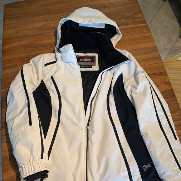 Kate Spade T shirt, black/white stripe, X small, 100% cotton, short sleeve, EUC - Picture 9 of 16